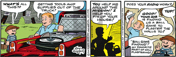 Nancy on Monday April 1, 2013 Comic Strip