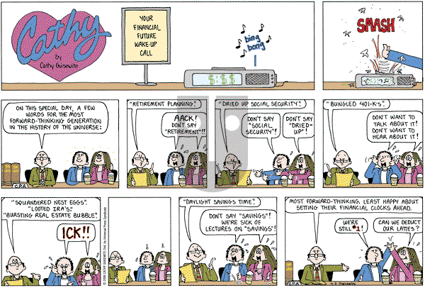 Cathy Classics - Sunday April 2, 2006 Comic Strip