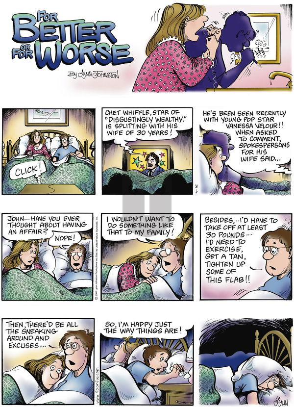 For Better or For Worse on Sunday April 16, 2000 Comic Strip
