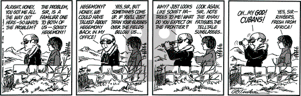 Doonesbury on Monday April 5, 1976 Comic Strip