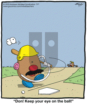 In the Bleachers on Friday May 1, 2020 Comic Strip