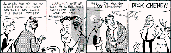 Lucky Cow on Tuesday November 6, 2007 Comic Strip