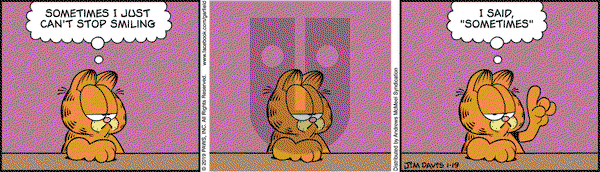 Garfield on Saturday January 19, 2019 Comic Strip