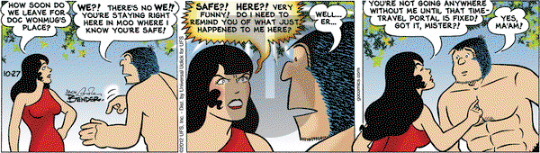Alley Oop on Saturday October 27, 2012 Comic Strip