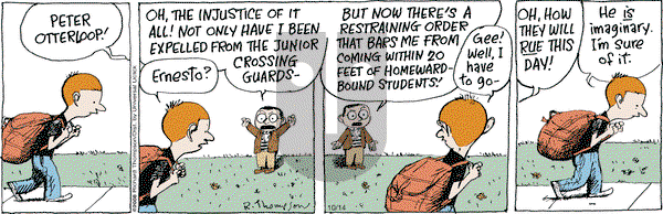 Cul de Sac on Monday October 14, 2013 Comic Strip