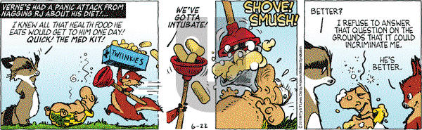 Over the Hedge on Friday June 22, 2018 Comic Strip