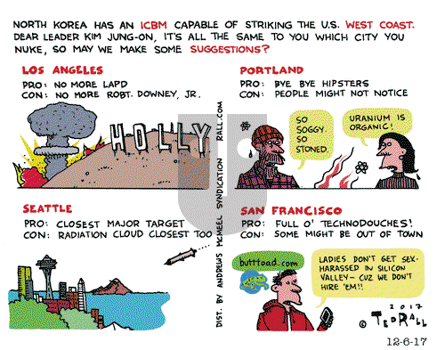 Ted Rall on Wednesday December 6, 2017 Comic Strip