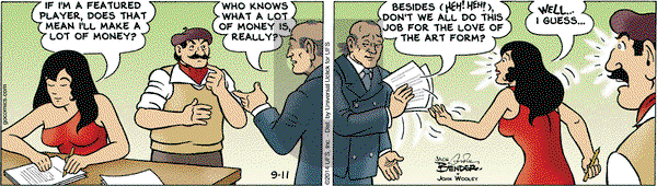 Alley Oop on Thursday September 11, 2014 Comic Strip