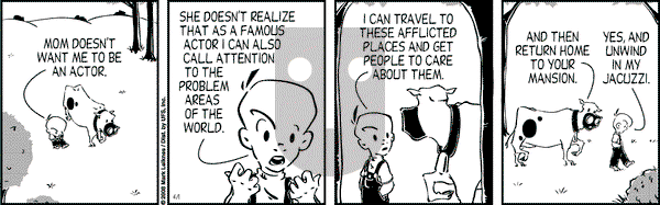 Cow and Boy Classics on Tuesday April 1, 2008 Comic Strip