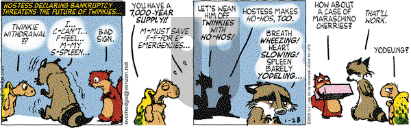 Over the Hedge on Saturday January 28, 2012 Comic Strip
