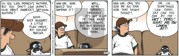 Get Fuzzy on Friday March 6, 2009 Comic Strip
