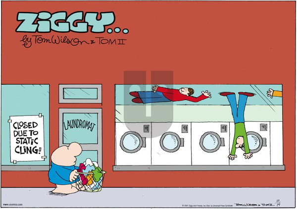 Ziggy on Sunday October 14, 2001 Comic Strip