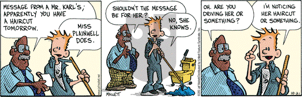 Frazz on Thursday October 21, 2010 Comic Strip