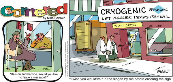 Cornered on Sunday February 22, 2015 Comic Strip