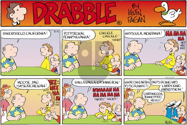 Drabble - Sunday October 14, 2007 Comic Strip
