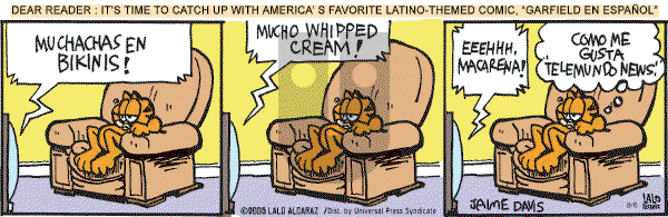 La Cucaracha on Saturday August 6, 2005 Comic Strip