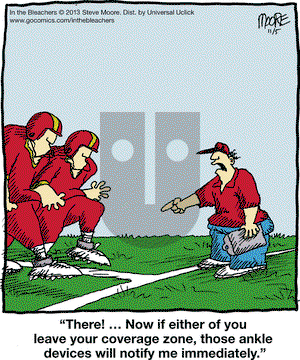 In the Bleachers on Tuesday November 5, 2013 Comic Strip