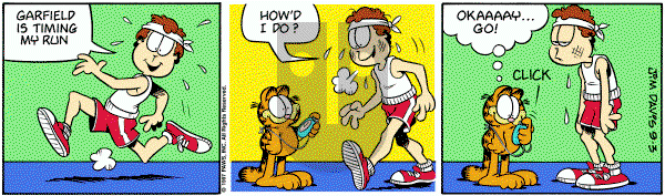 Garfield on Wednesday September 3, 1997 Comic Strip