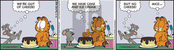 Garfield - Saturday November 4, 2017 Comic Strip