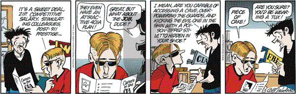 Doonesbury on Wednesday November 14, 2001 Comic Strip