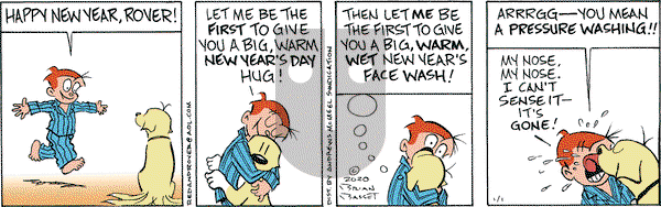 Red and Rover on Wednesday January 1, 2020 Comic Strip