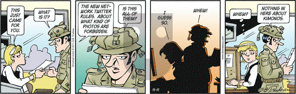 Doonesbury on Monday November 11, 2013 Comic Strip