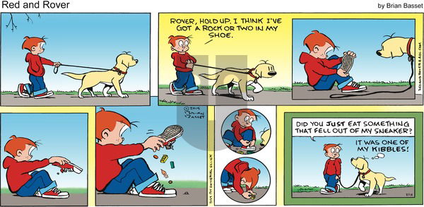 Red and Rover on Sunday March 15, 2015 Comic Strip
