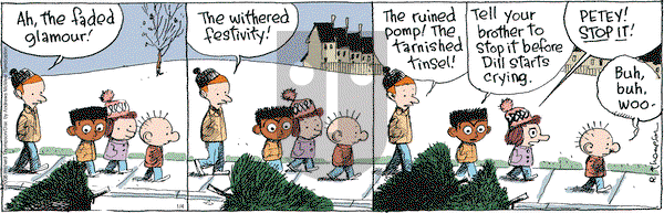 Cul de Sac on Friday January 4, 2019 Comic Strip