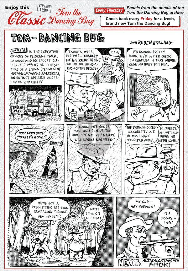Tom the Dancing Bug on Thursday January 16, 2014 Comic Strip