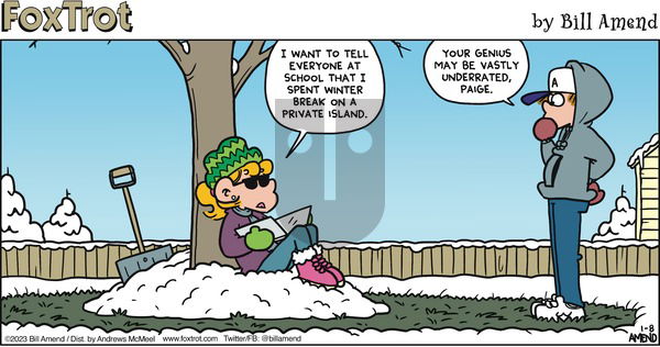 FoxTrot - Sunday January 8, 2023 Comic Strip