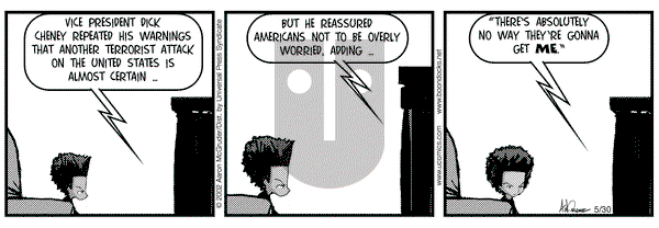 The Boondocks on Thursday May 30, 2002 Comic Strip