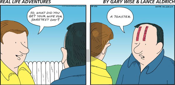 Real Life Adventures on Sunday October 20, 2013 Comic Strip