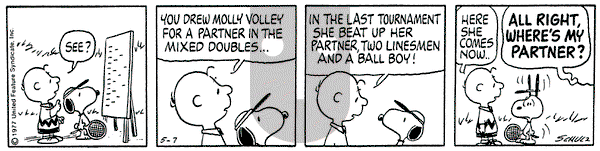 Peanuts - Saturday May 7, 1977 Comic Strip