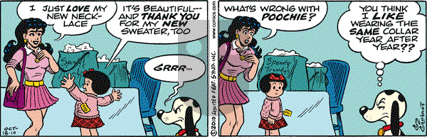 Nancy on Monday October 18, 2010 Comic Strip
