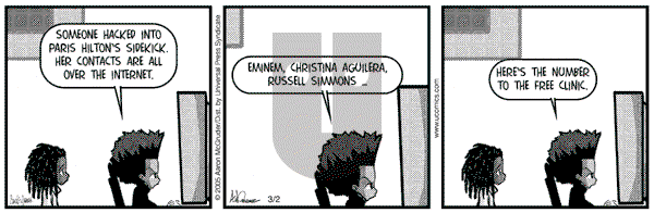 The Boondocks on Wednesday October 3, 2012 Comic Strip