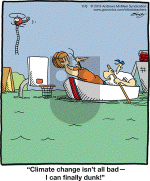 In the Bleachers on Wednesday November 6, 2019 Comic Strip