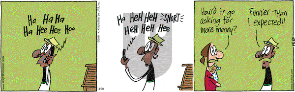 The Knight Life on Wednesday April 20, 2011 Comic Strip