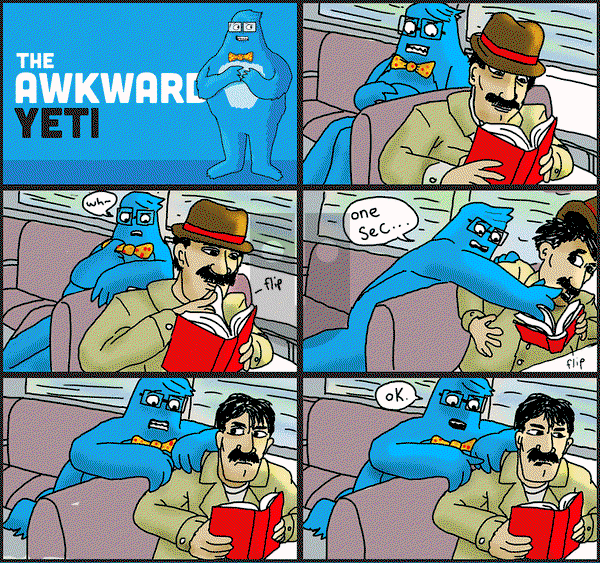 The Awkward Yeti - Monday September 8, 2014 Comic Strip