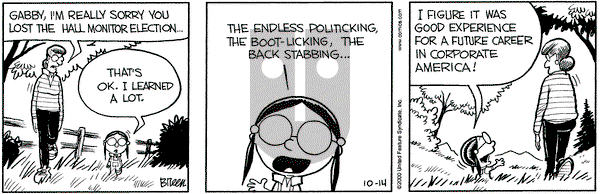 Grand Avenue on Saturday October 14, 2000 Comic Strip