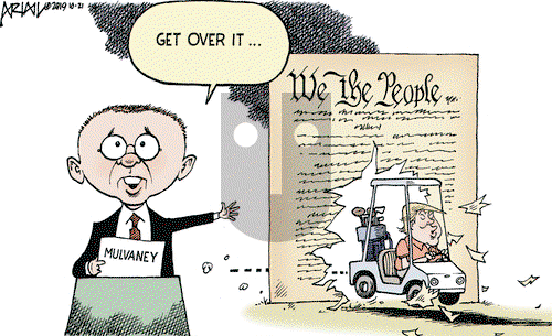 Robert Ariail on Monday October 21, 2019 Comic Strip
