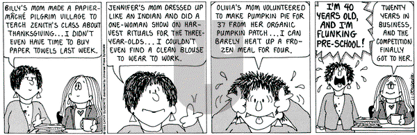 Cathy Classics on Wednesday November 17, 1993 Comic Strip