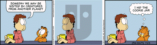 Garfield - Wednesday July 23, 2014 Comic Strip
