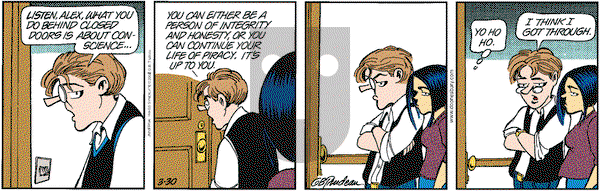 Doonesbury on Saturday March 30, 2002 Comic Strip