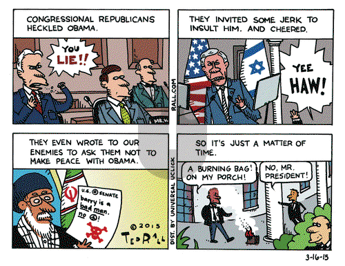 Ted Rall on Monday March 16, 2015 Comic Strip