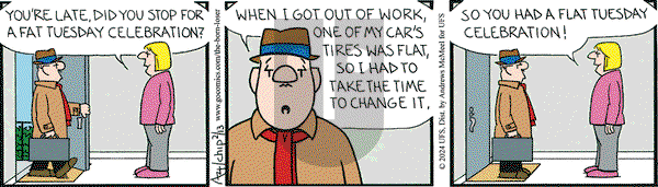 The Born Loser on Tuesday February 13, 2024 Comic Strip