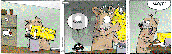 Get Fuzzy - Monday April 7, 2014 Comic Strip