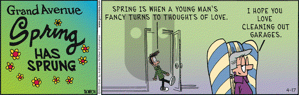 Grand Avenue on Friday April 17, 2020 Comic Strip