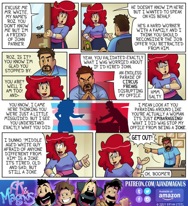 AJ and Magnus on Sunday November 10, 2019 Comic Strip