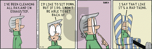 Grand Avenue on Saturday April 20, 2024 Comic Strip