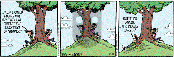 Grand Avenue on Wednesday August 22, 2012 Comic Strip